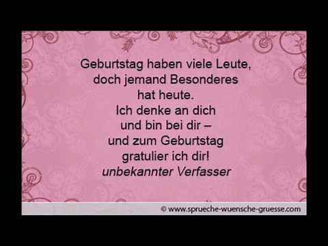 Glückwünsche zum Geburtstag