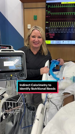 Indirect calorimetry (IC) is considered as the gold standard for assessing nutritional needs in critically ill patients. IC determines energy expenditure by measuring pulmonary gas exchanges. It is a non-invasive technique that allows dietitians (RD) to personalize the nutritional support to meet the metabolic needs, leading to improved outcomes. You can use this with a hood for a non-intubated patient or through an inline attachment to the endotracheal tube when patients are intubated. Have you