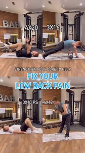 🙌🏻Lower back pain? Let’s fix it! 🎉📚Save this for later! 4 AWESOME exercises in this one! These are going to relieve a lot of pains and problems! If you suffer from back pain, you’ve probably heard that strengthening your core can bring you some relief. But is this always true? And if so, how do you do it? Regardless of your age, the benefits of a strong core will help you now and in the future. Exercise helps to build the inner and outer core strength needed for stability and good posture. T