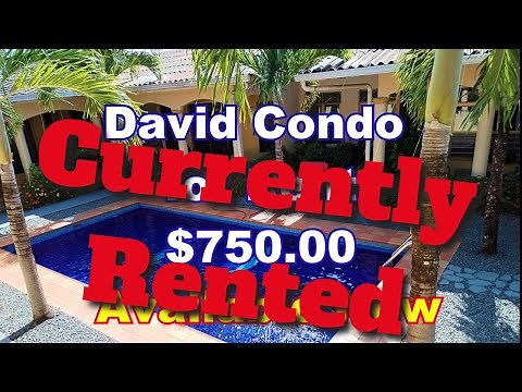 David, Chiriqui, Panama $750 Condo
