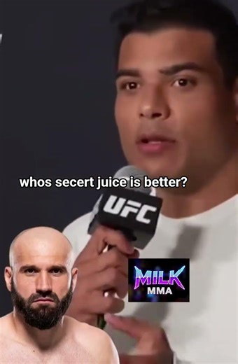 paulo costa secert juice #wrestling #dothingsyoudontwanttodo #ufc #danawhite #ufcfightnight