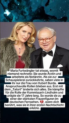 Maria Furtwänglers schwerster Kampf begann lange vor dem „Tatort“