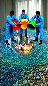 Beautiful Epoxy Aquarium Bedroom Floor Transformation #epoxy #timelapse #renovation