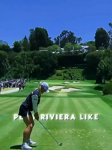 Charley Hull Played The Slope Perfectly