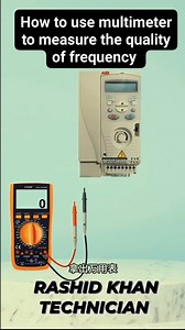 66 reactions · 16 shares | How to use multimeter to measure the quality of frequency #rashidkhandieselgenerator #electrician #capacitor #Education #electronics #motor | Rashid Khan | Facebook