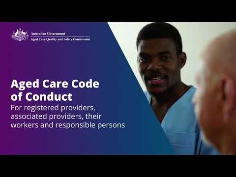 Aged Care code of conduct - for providers and workers