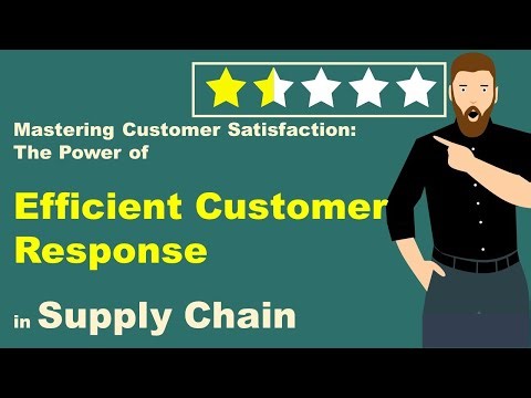 Mastering Customer Satisfaction: The Power of Efficient Customer Response in Supply Chain | SCY035