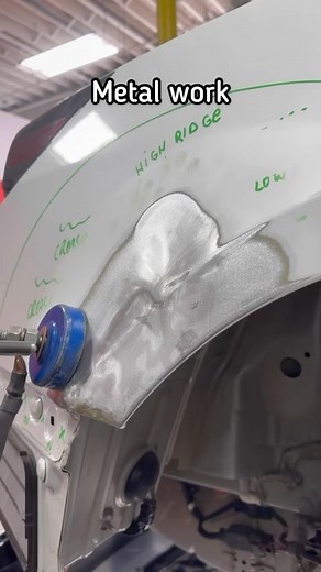 Reshaping that metal, what dent puller do you use ???? • #autobodyshoplife#bodyshop#bodyshoplife#bodyshops#carrepair#carrepairs#repairshop#shoplife#autorepairs#autobodywork##collision#collisionshop#collisioncenter#panelbeater#vancouverautoshow#sema#collisiontech#autobodylife#autobodytechnician | Luxury Car Repair