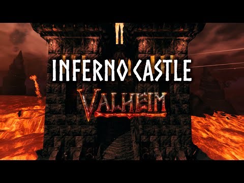 Inferno castle - Valheim building (Heroes 3)