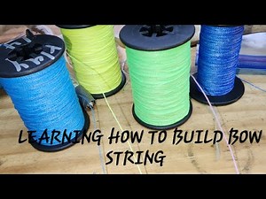 HOW TO BUILD COMPOUND BOW STRINGS DIY (HELP PLEASE)