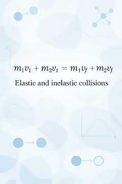 Elastic And Inelastic Collisions Explained! 🔬 #Shorts