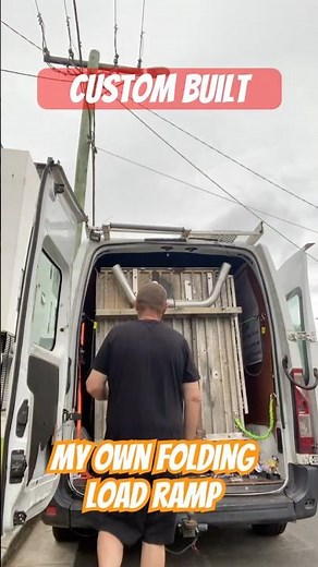 Check this out i custom made a folding loading ramp