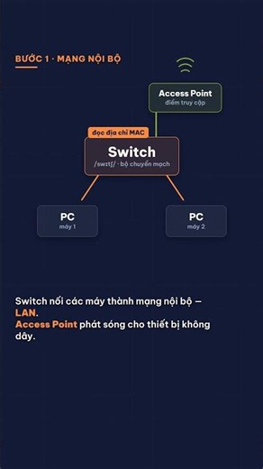 Thiết bị mạng & Đường truyền: từ máy tính ra Internet | Tin học 12 #Shorts