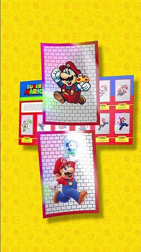 Super Mario It's A Me Mario Sticker Collection Shorts