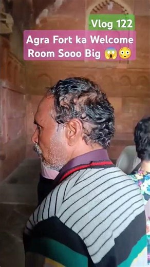 Inside Agra Fort Welcome Room 😍 | History You Didn’t Know! #shorts #vlog #agrafort #ytstudio