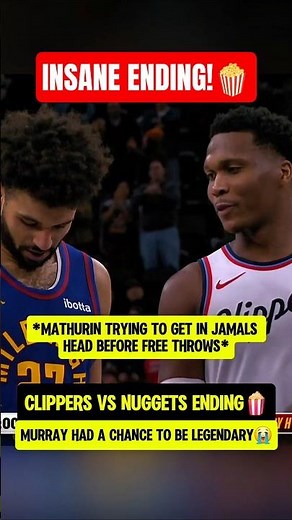 Clippers vs Nuggets ENDING was CINEMA😳