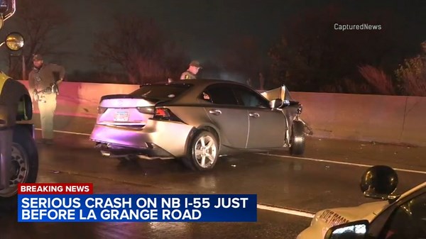IB traffic on Stevenson Expressway reopens after crash, Illinois State Police say