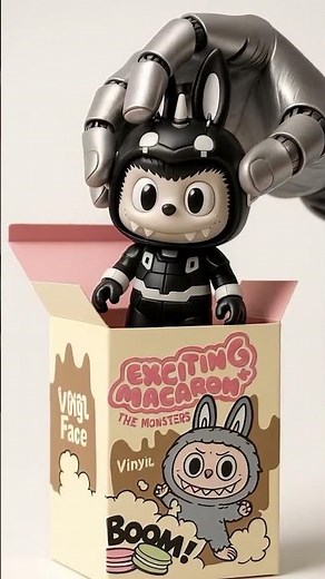 You Won’t Believe What This AI Just Unboxed! 🤯 Rare Labubu Revealed in Stunning 3D 🔥 #shorts