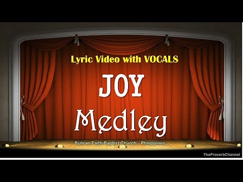 JOY Medley - Video Lyrics with Vocals (Christian / Gospel / Church Song)