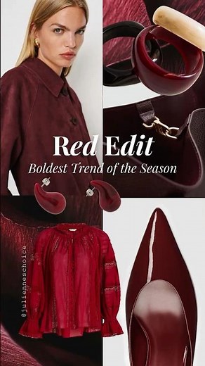 FW 2025 Red Edit ❤️ Ruby to Merlot | Shop the Trend