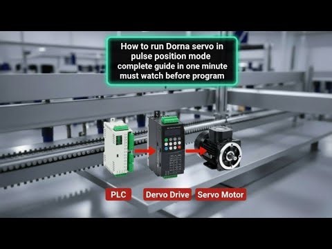 Run Dorna Servo in Pulse Position Mode with Wecon PLC | Full Programming