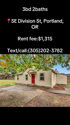 3bd 2baths home available for rent at the best price don’t miss out on this.#portlandoregon #oregonstate #rentalproperty #relocation #trend