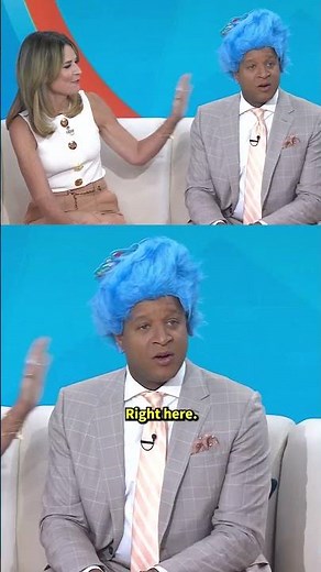 Thing 1 and Thing 3 Stop by Studio 1A for ‘The Cat in the Hat’