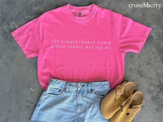 Team Conrad T-shirt, Cousins Beach Booktok Merch, the Summer I Turned Pretty Gift - Etsy