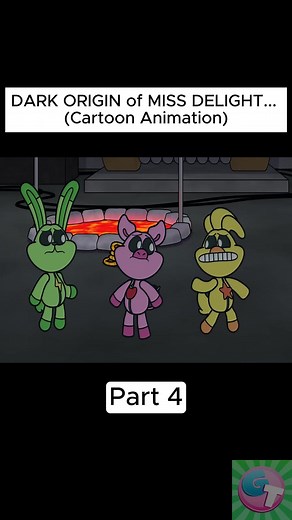 DARK ORIGIN of MISS DELIGHT... (Cartoon Animation) Part 4 #GameToons #gaming #videogames #fyp #foryou