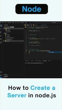 Build Your First Node.js Server in 60 Seconds 🔥