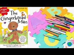 💜Kids Read Aloud Books:THE GINGERBREAD MAN READING WITH PHONICS!