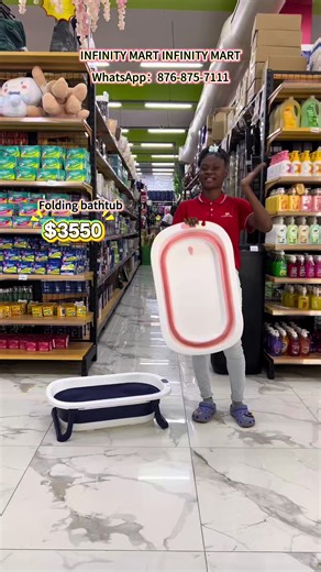 👶🏽👶🏾👧🏾INFINITY MART 📍32 Eastwood Park Rd, Kingston WhatsApp：876-875-7111#folding #bathtub #baby #kids