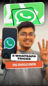 3 WhatsApp tricks you probably didn’t know! 🚀 Make chatting smarter, faster & more fun! 📲💡 #whatsapptricks #TechHacks #reels #giznext | Giznextindia