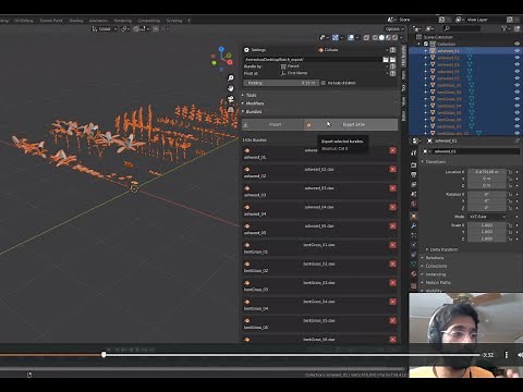 Blender 2.8 Batch Export Collada DAE Files
