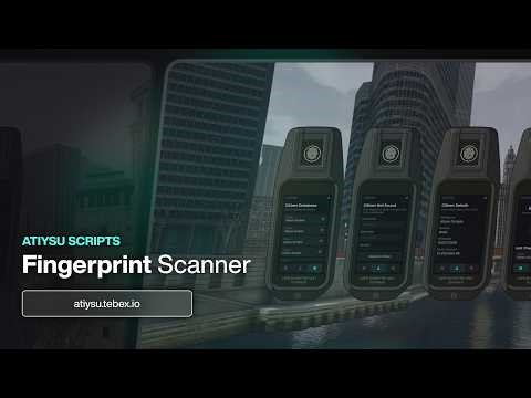 Advanced FiveM Fingerprint Scanner | Battery System