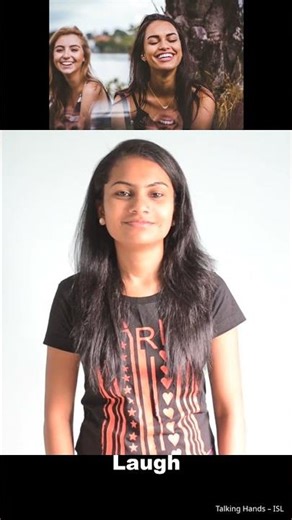 How to Say "Laugh" in Sign Language | ISL | #Shorts