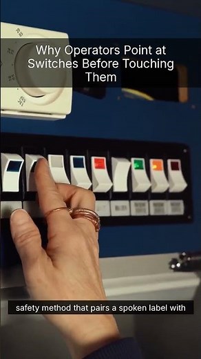 Why Operators Point at Switches Before Touching Them