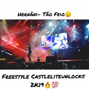 🔴 Hernâni Da Silva- #Tão_Feio ( Freestyle CastleLiteUnlocks )😂😅 " •Disse que sou tão feio que quando eu morrer, vão me por no caixão ao contrário😔🤦🏽‍♂ •Disse que sou tão feio que sempre que vê perguntam: Hii estavas a lutar aonde man?!🤦🏽‍♂😒 •Disse que sou tão feio que se eu for às bitch** , Só vão aceitar dogstyle🤦🏽‍♂😒 •Disse que sou tão feio, que quando tentei tratar B.I, disseram não, podes continuar com cédula😒🤦🏽‍♂ •Disse que sou tão feio,que uma vez, arrombaram minha casa com 