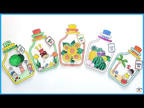 여름을담다/도안나눔/Summer/여름미술/여름만들기/어르신미술/집콕만들기/﻿Crafts for summer