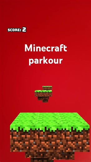 minecraft Parkour #shorts