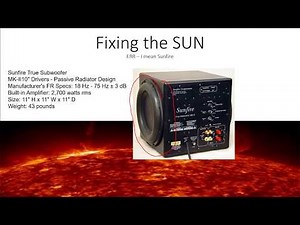 Fixing the Sunfire MK2 true subwoofer