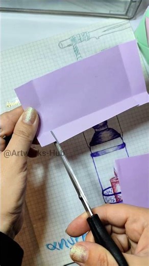 Secret Hidden Pocket in Notebook 📒#shorts