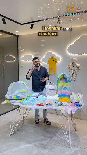 Fareto on Instagram: "Presenting high quality baby monsoon 🌧️ & semi winter 🥶 essentials pack of 81 items at unbeatable prices in India of just 4299₹ 😍🧑‍🍼 Material: Super soft cotton Pack contains: 1. 1 Mattress With Net | 1pillow 2. 1 Sleeping Beg 3. 4 Pcs Bedding Set 4. 6 Shirts | 6 Nappies | 6 Caps(0-3m) 5. 1 Mustard Pillow 6. 6 Napkins 7. 1 Blanket 8. 1 Warm Shirt | 2 Warm Pant | 1 Bib | 1 Cap (0-3m) 9. 6 Mittens | 6 Socks 10. 4 Dry Sheet 11.6 Nappies 12.2 Bibs 13. 1 Hooded Wrapper Towe