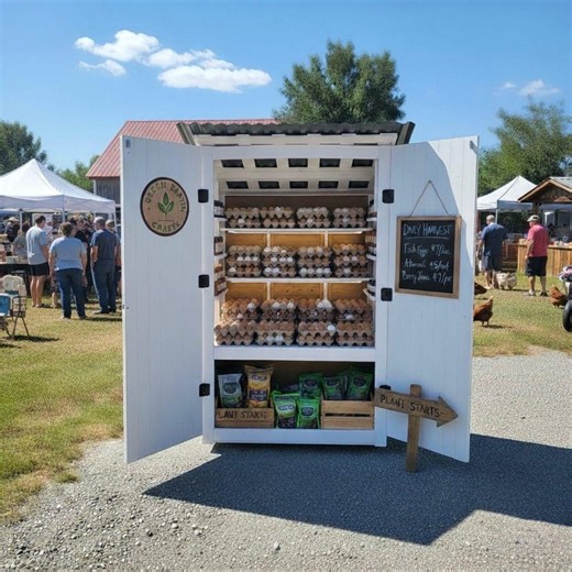 DIY Farm Stand Plans: Roadside Egg, Plant, Flower Cart (PDF Download) - Etsy