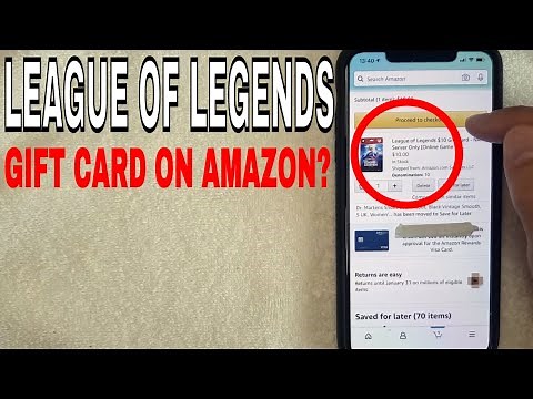 ✅ How To Buy League Of Legends Riot Points Gift Card On Amazon 🔴