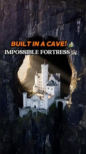 The Castle Built Inside A Giant Cave! 🏰⛰️