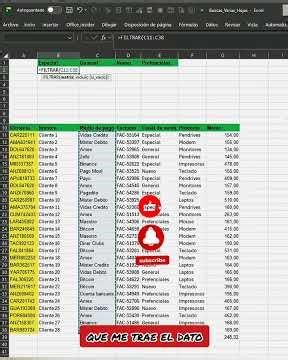 Extracting data from a table to validate concept types #excel