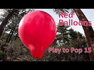 Red Balloons, Forest Balloon Play to Pop 15