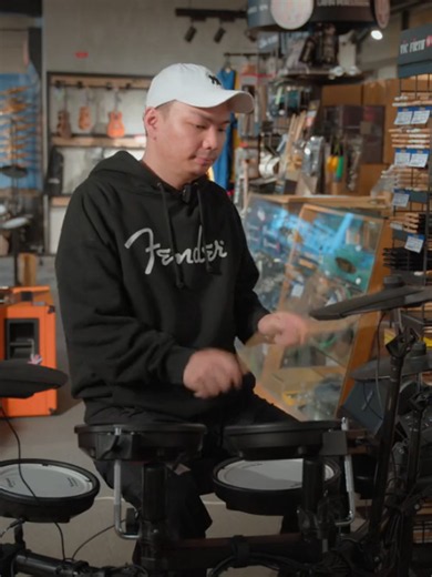 Wait… did you hear that? Tope Domingo of Quaderna checks out the Roland TD-07KV and plays around with its effects and sounds. You might wanna watch this one till the end. #JBMusic #Roland #TD07KV #vdrumsroland #VDrums