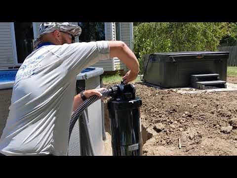 Power clean pool filter